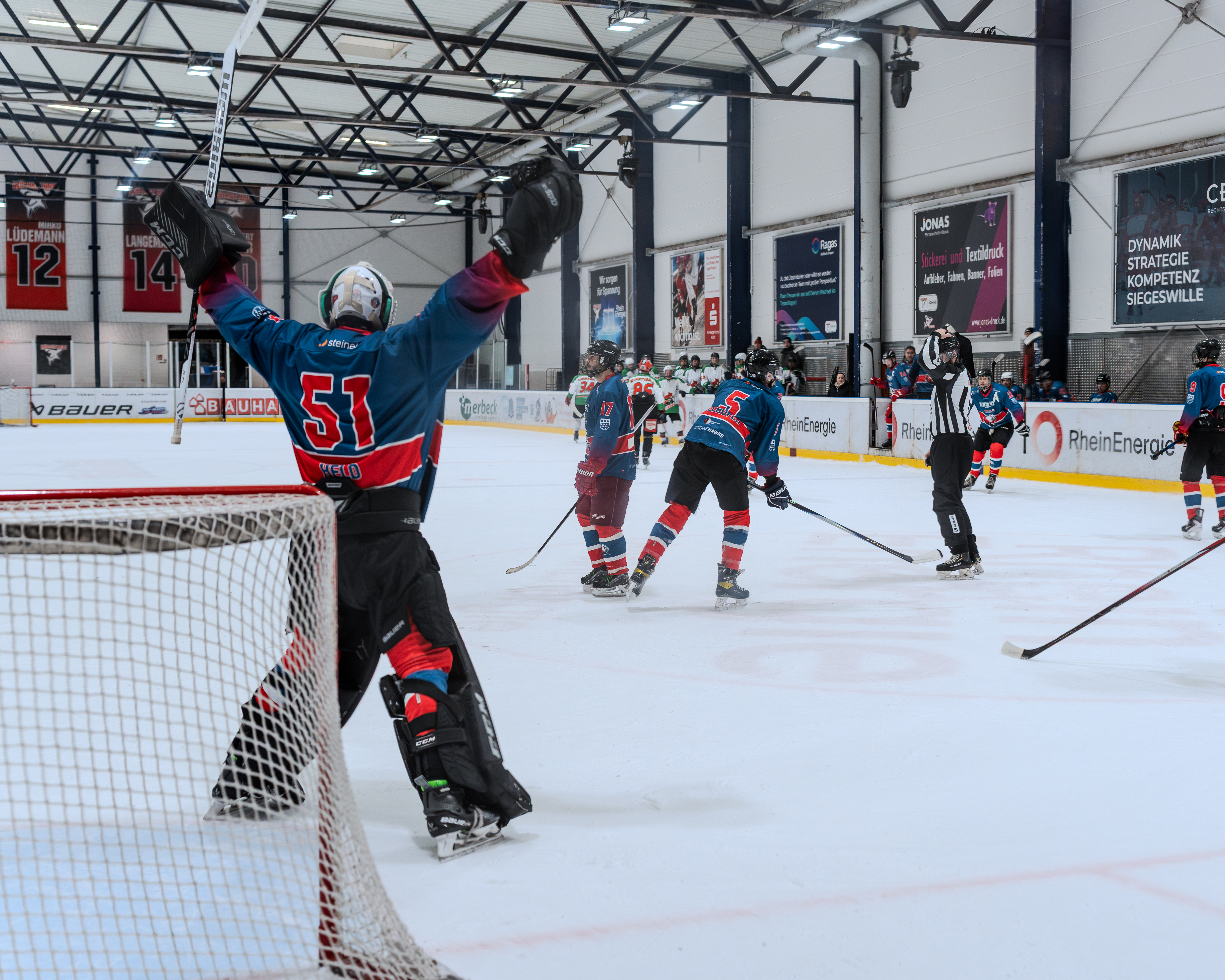 Hawks erkämpfen sich knappen Heimsieg gegen Gaz Mjas Solingen